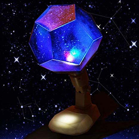 Sooncor Zodiac Signs Led Night Light Projector Study Lights 360 Degree Romantic Room Rotating Cosmos Star Usb Cable Rechargeable For Kid Adult Bedroom