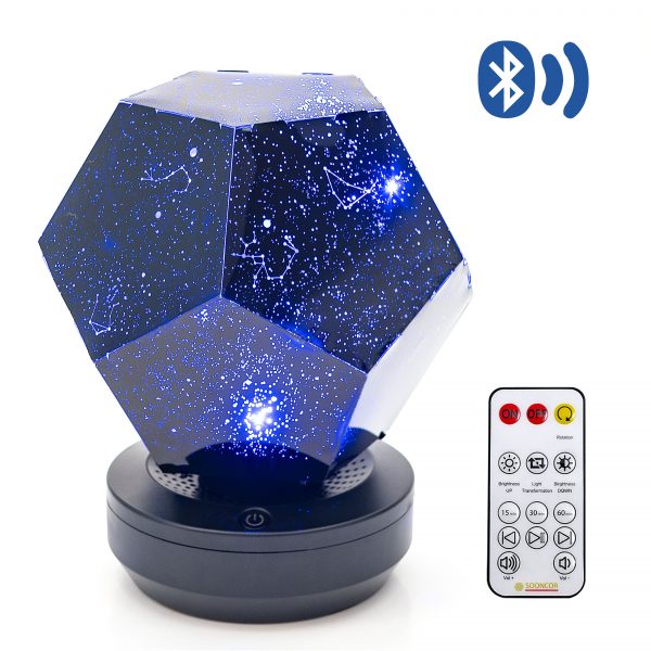 Sooncor Galaxy Light Projector for Bedroom Rotating 3 Colours